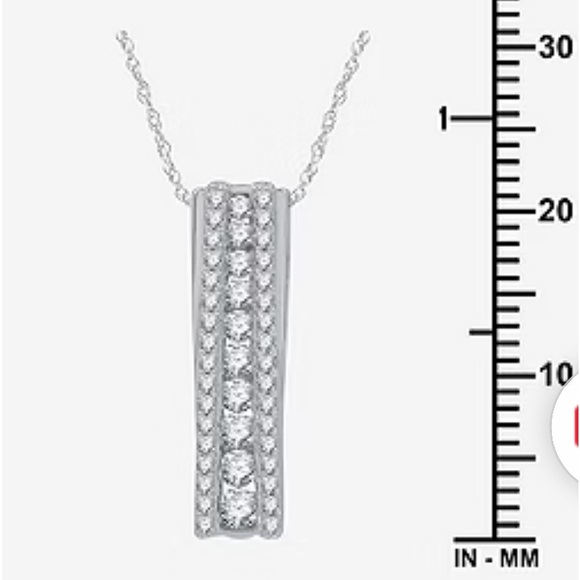 3-Piece Exquisite 925-QCD lab grown diamonds pendant and earrings set - Picture 9 of 17